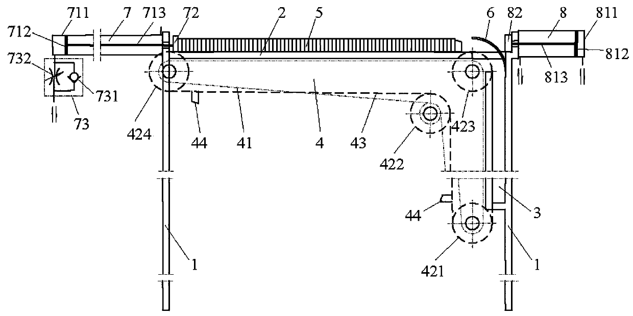 A mechanical billet assembly device for side-pressed bamboo glulam laminates