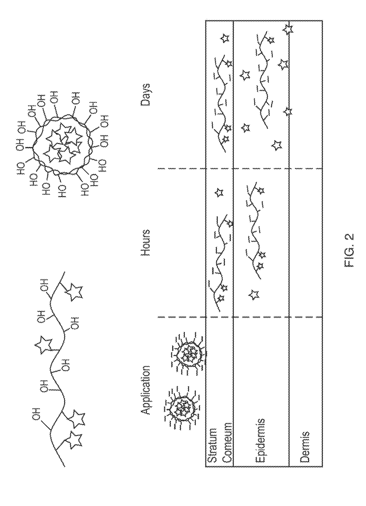 Nano-fibular nanoparticle polymer-drug conjugate for sustained dermal delivery of retinoids