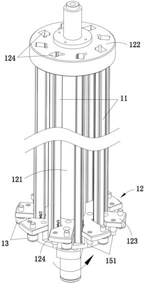 Automobile control accessory assembling production line