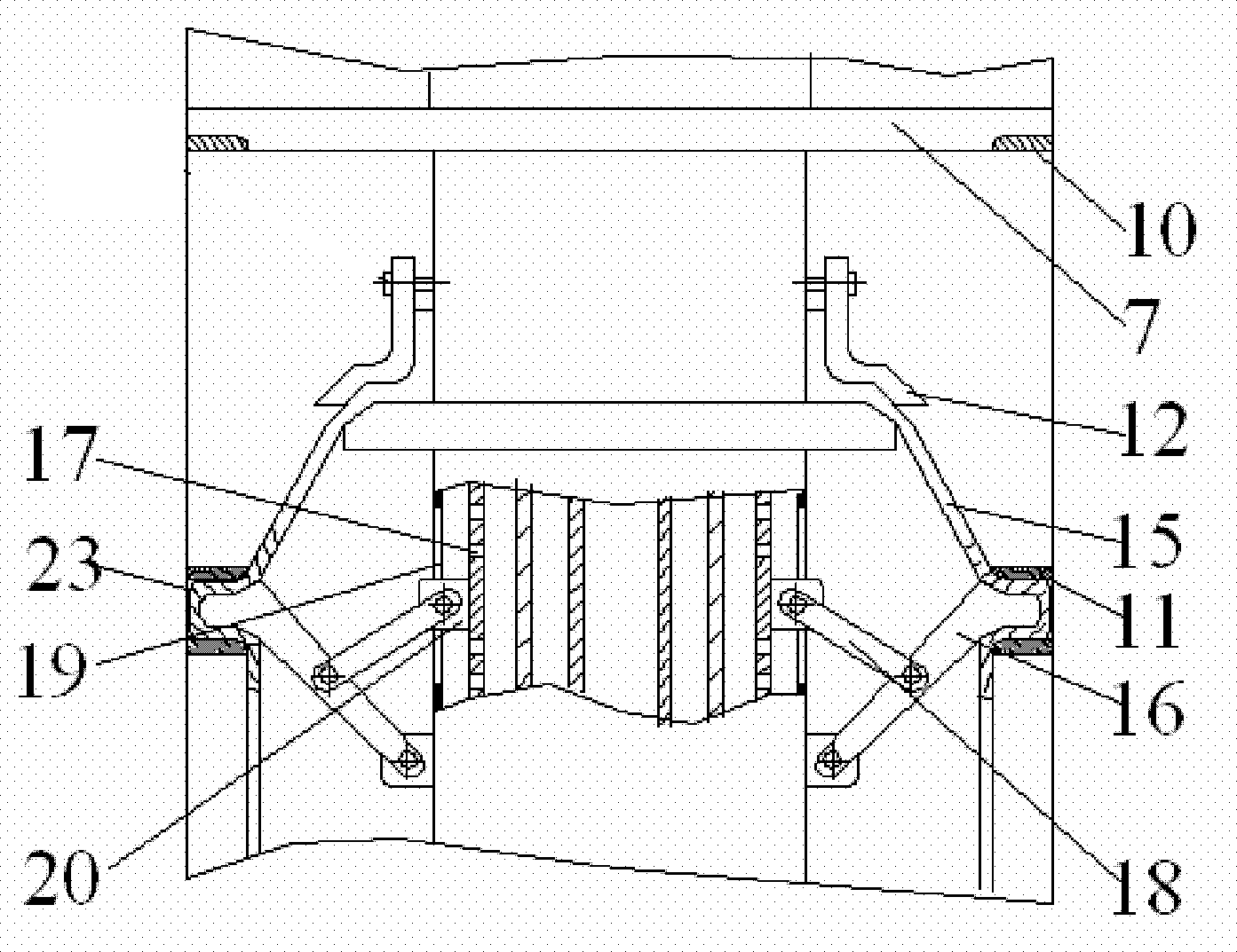 Steam injection thermosensitive expanding and folding type multiple-segment packer