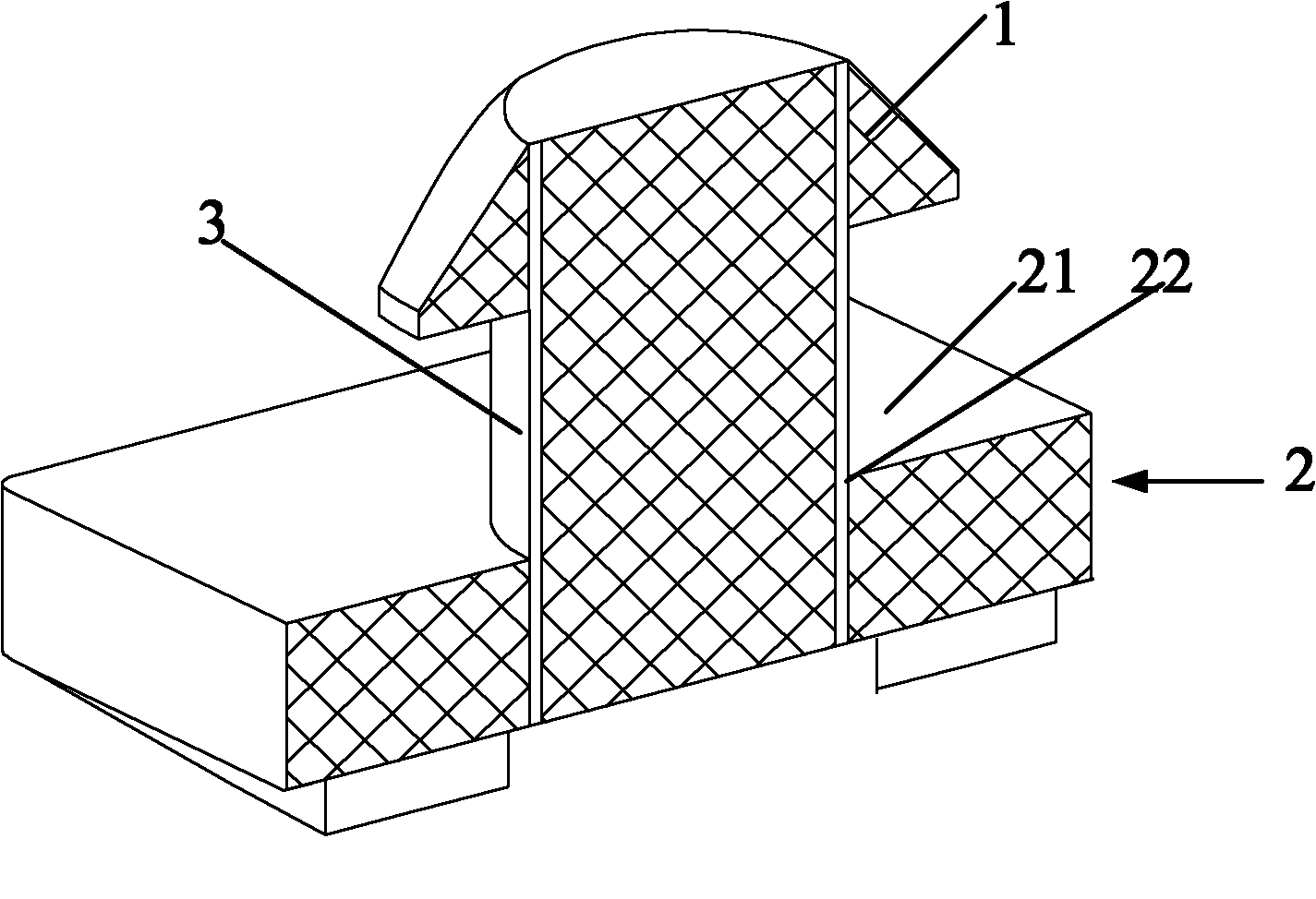 Locking piece for connecting components