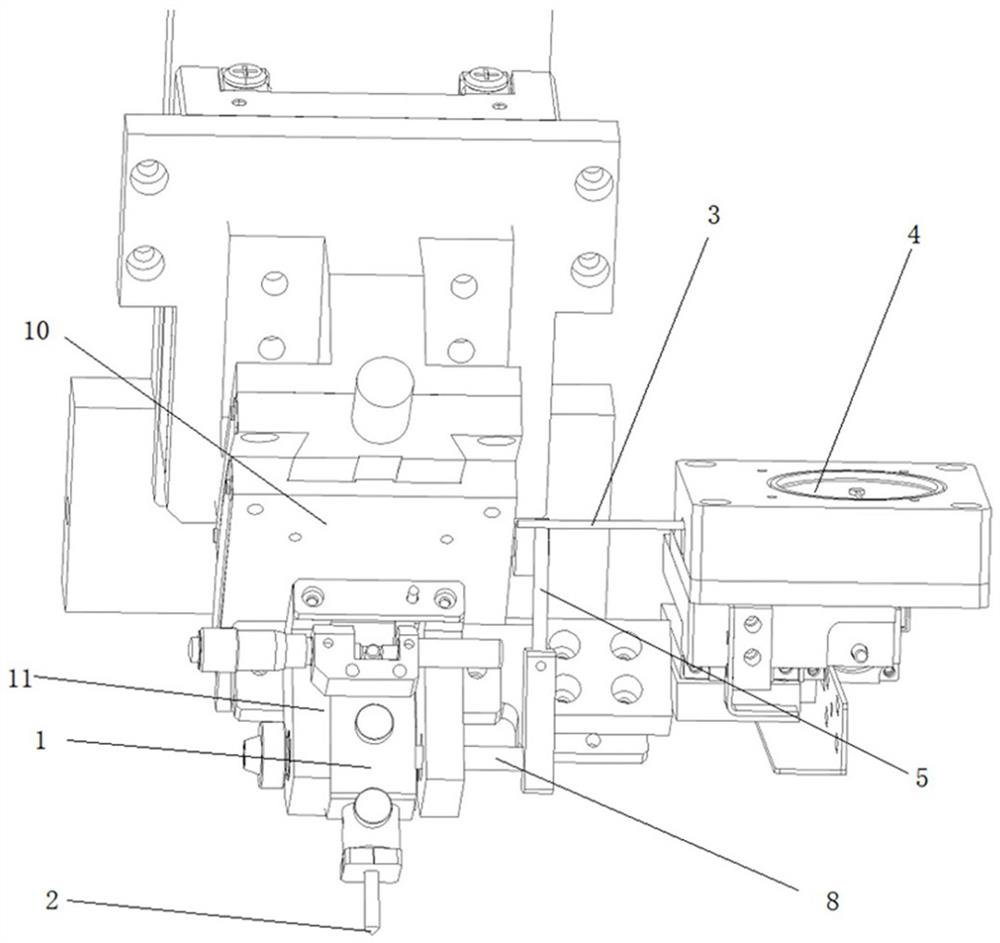 A tool adjusting structure and dicing machine