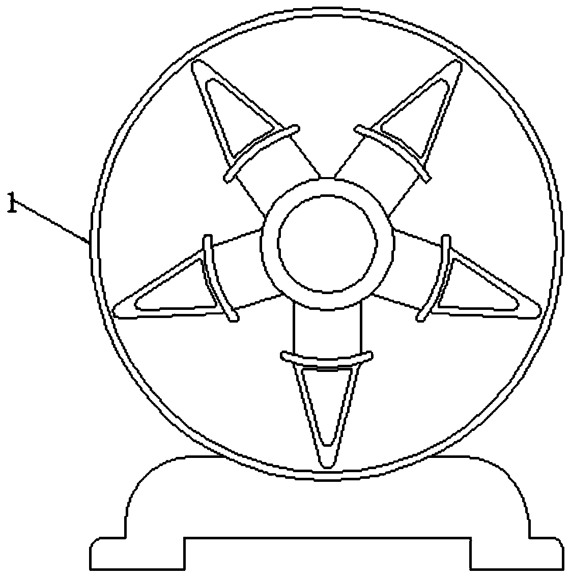 Fixing device for small transformer capable of preventing coil from loosening before and after winding and cutting