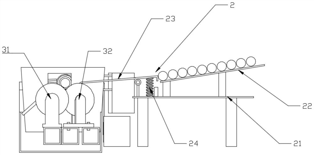 Polished shaft quenching machine tool for injection molding machine