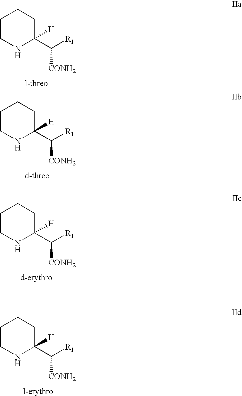 Process and intermediates for resolving piperidyl acetamide steroisomers