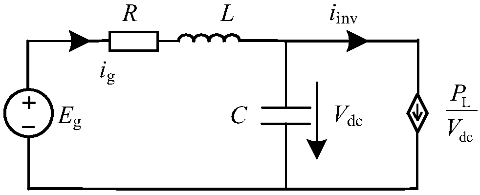 Feed-forward voltage compensation-based direct-current side oscillation suppression method for metro traction converter