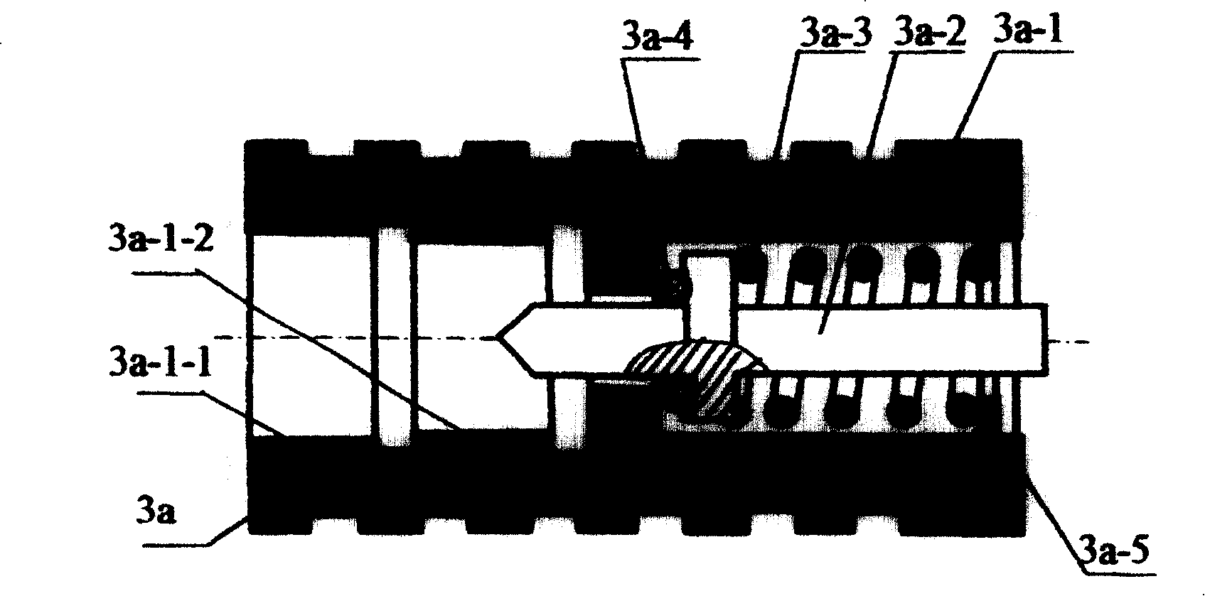 Flexible injection anchor rod