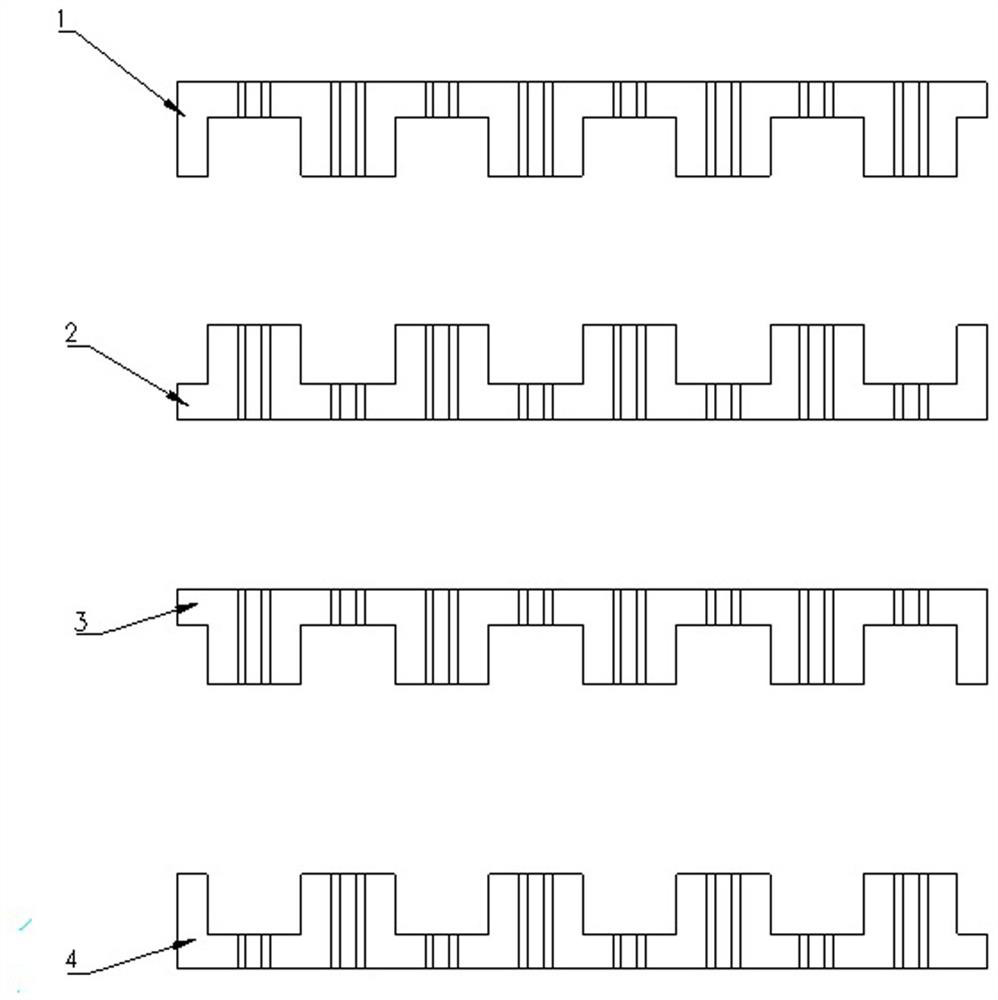 Corrugated web H-shaped honeycomb steel beam and manufacturing method thereof