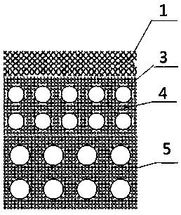 Scaffold for repairing articular subchondral bone