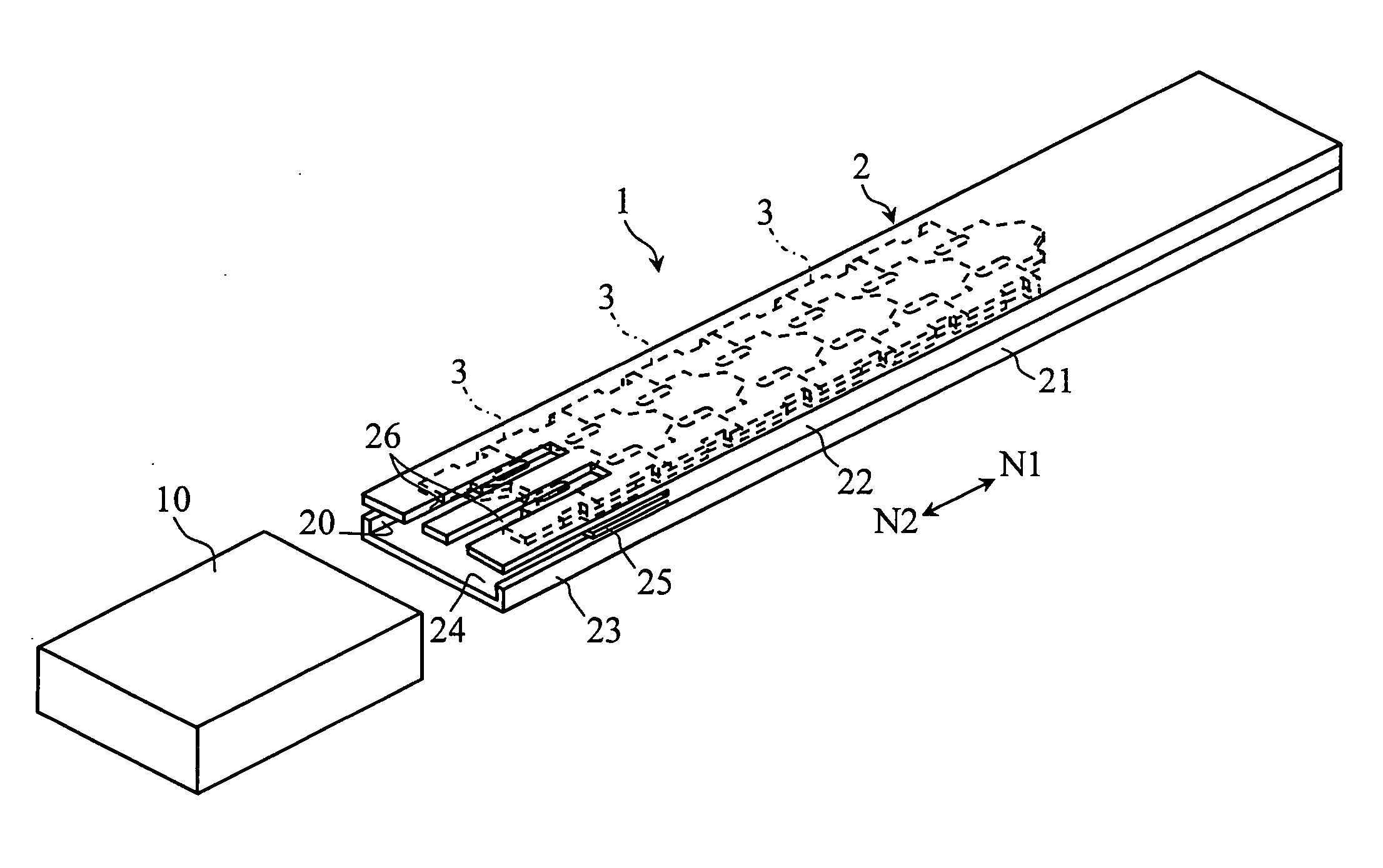 Cartridge and analyzing system