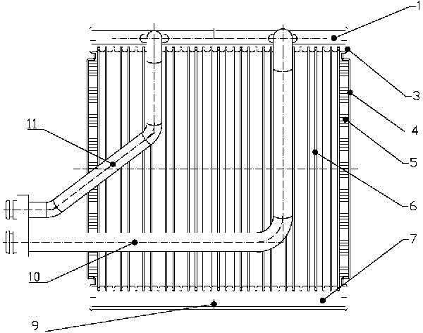 Double-layer parallel flow evaporator