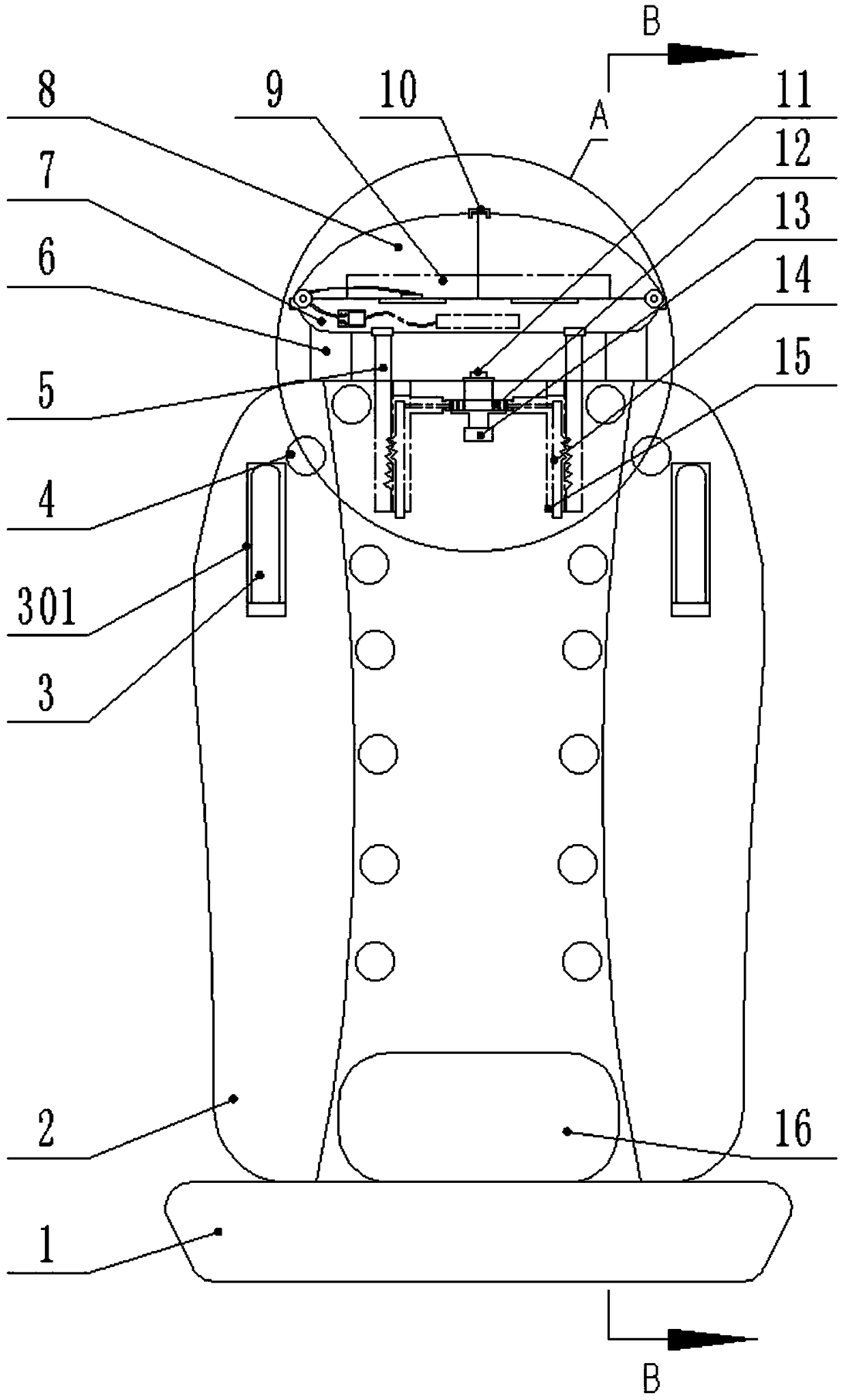 Automobile seat facilitating rest