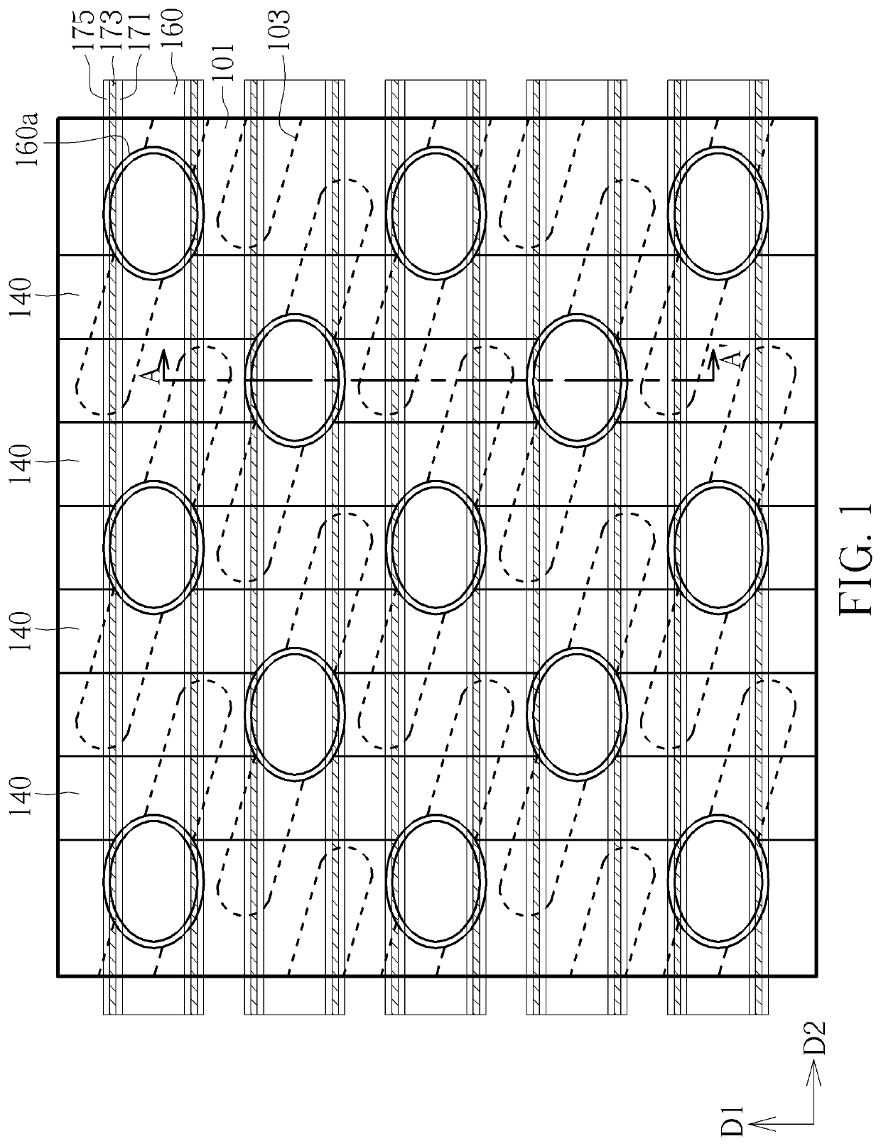 Method of forming a semiconductor memory device with a laterally etched bottom dielectric layer