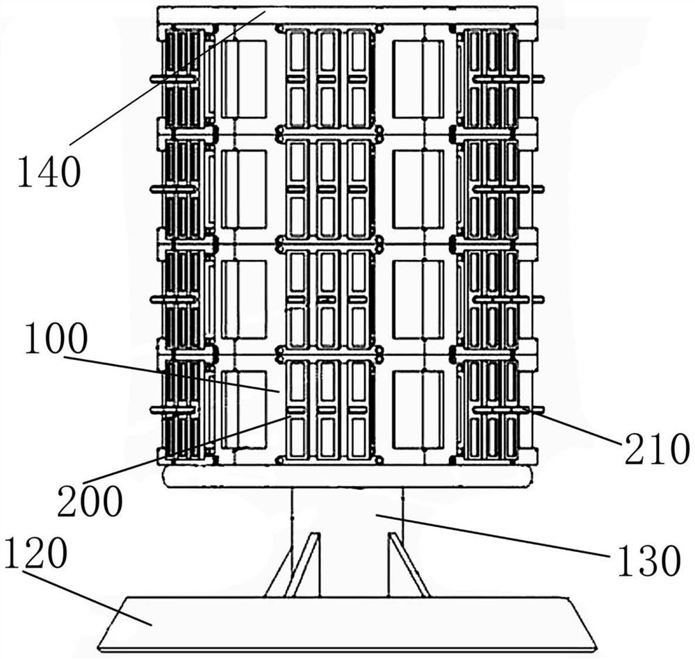 Thoracic surgery endoscope surgical instrument taking and storing device