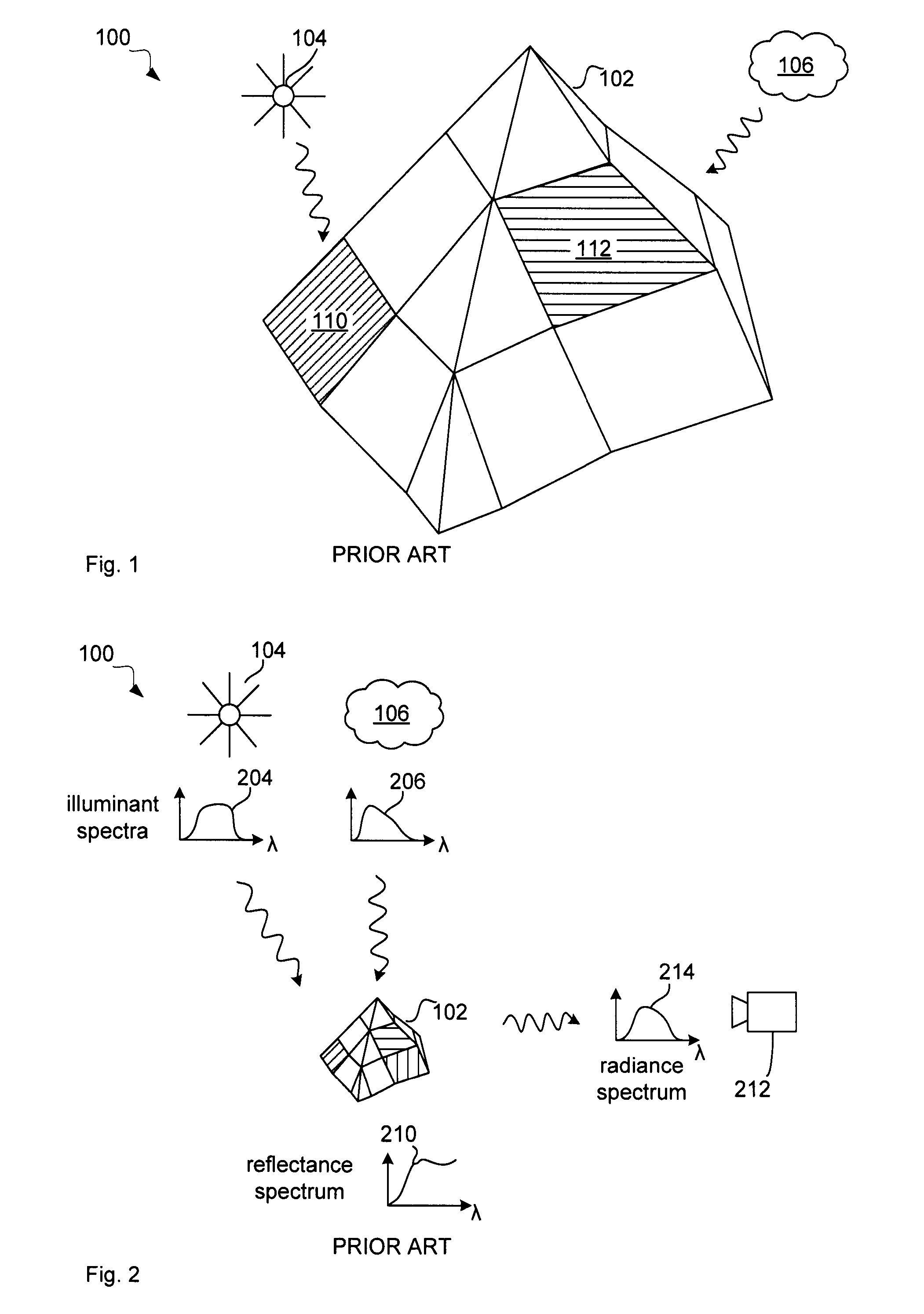 Image clustering for estimation of illumination spectra