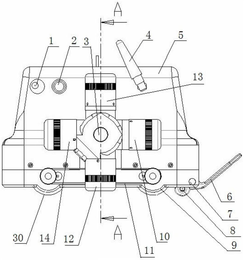 Steel structure warping degree detection device