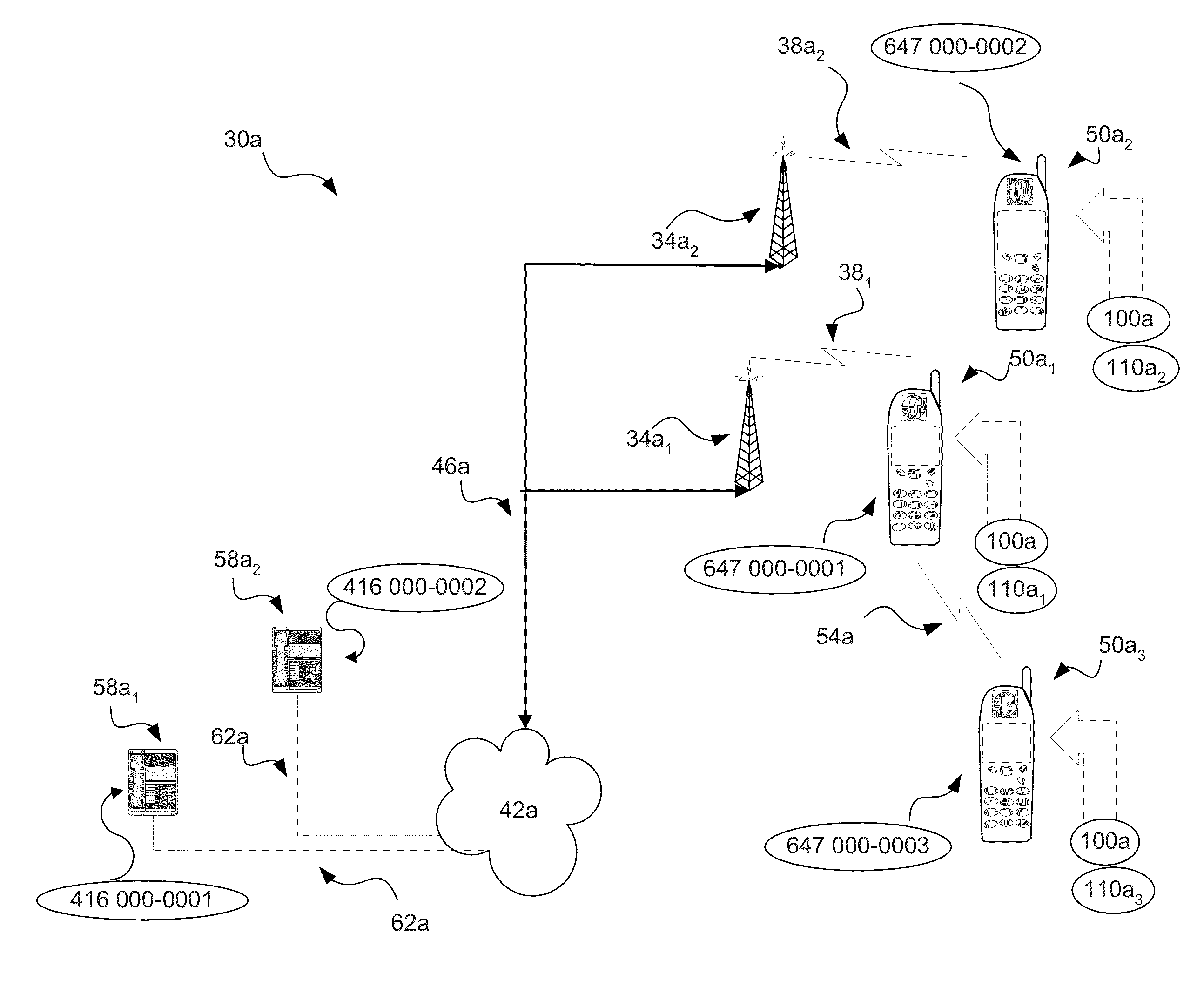 System and method of modifying communications policy settings in a wireless network