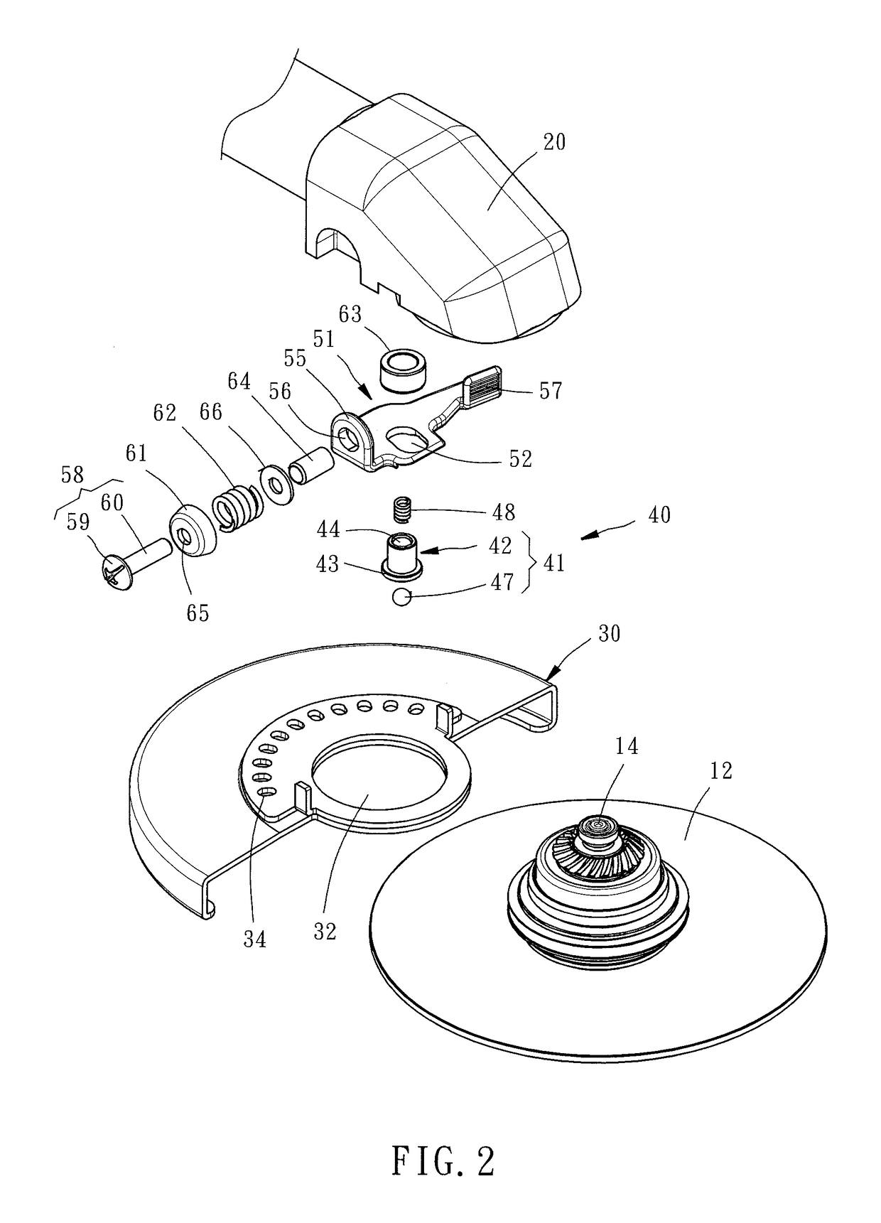 Safety cover for sand grinder