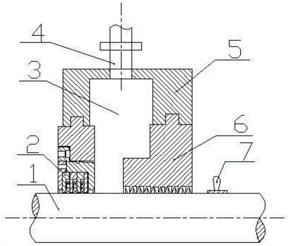 A shaft end sealing device for organic working fluid centripetal turbine