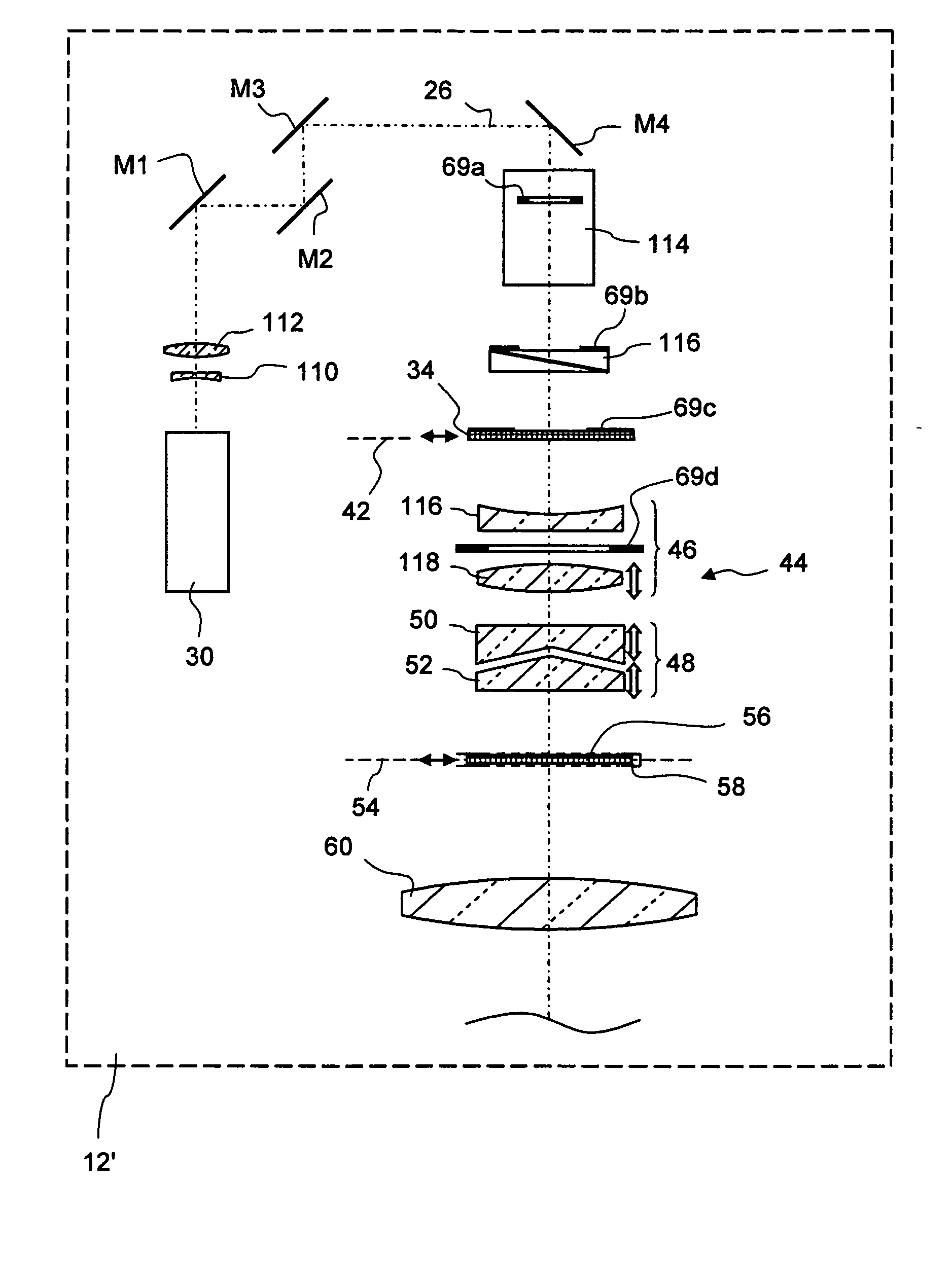 Illumination System for a Microlithgraphic Exposure Apparatus