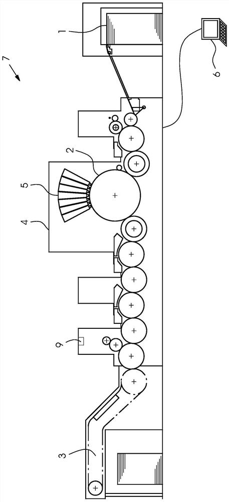 Device for cleaning print heads by using ultrasonic waves