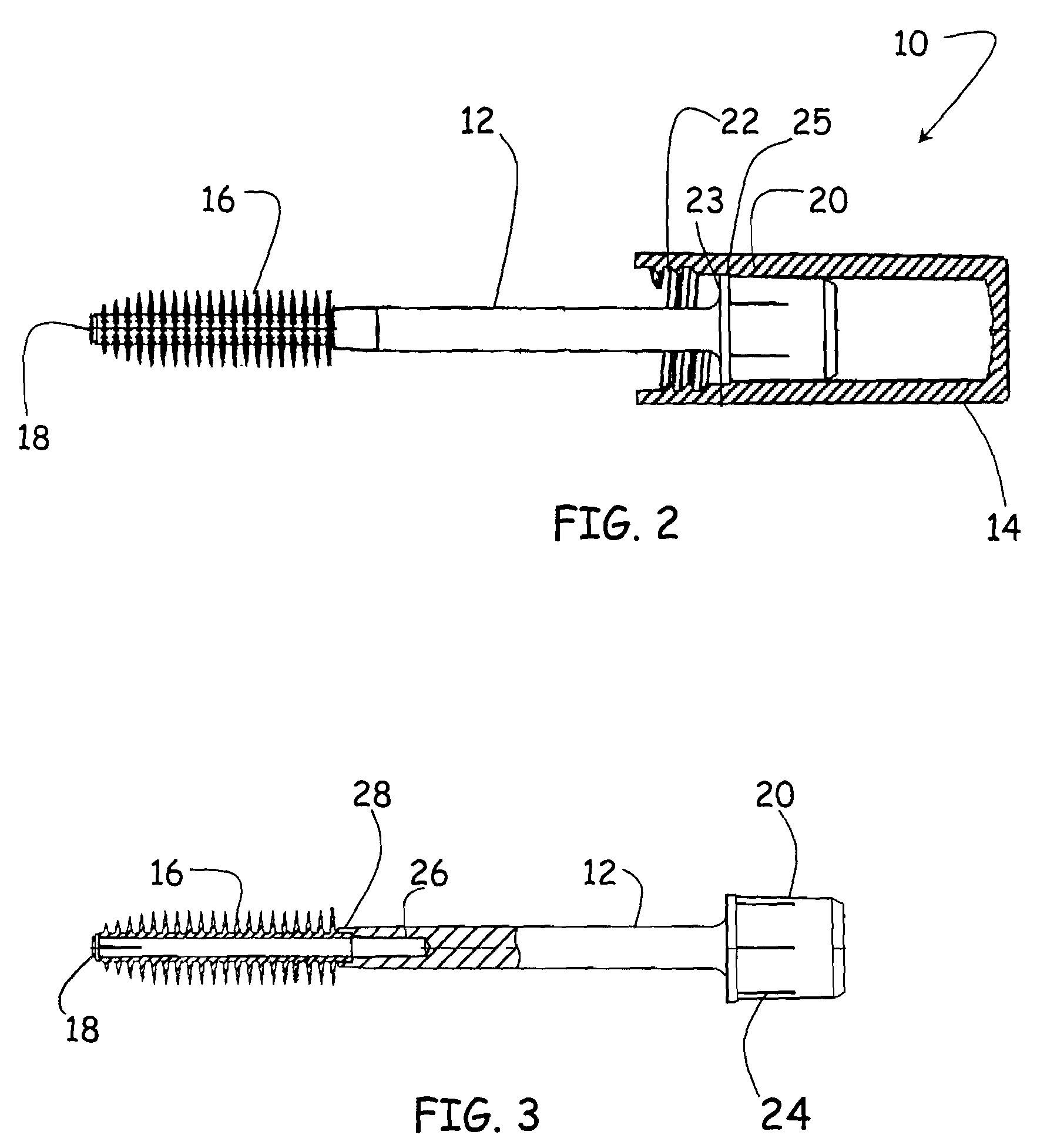 Brush assembly with molded brush sleeve