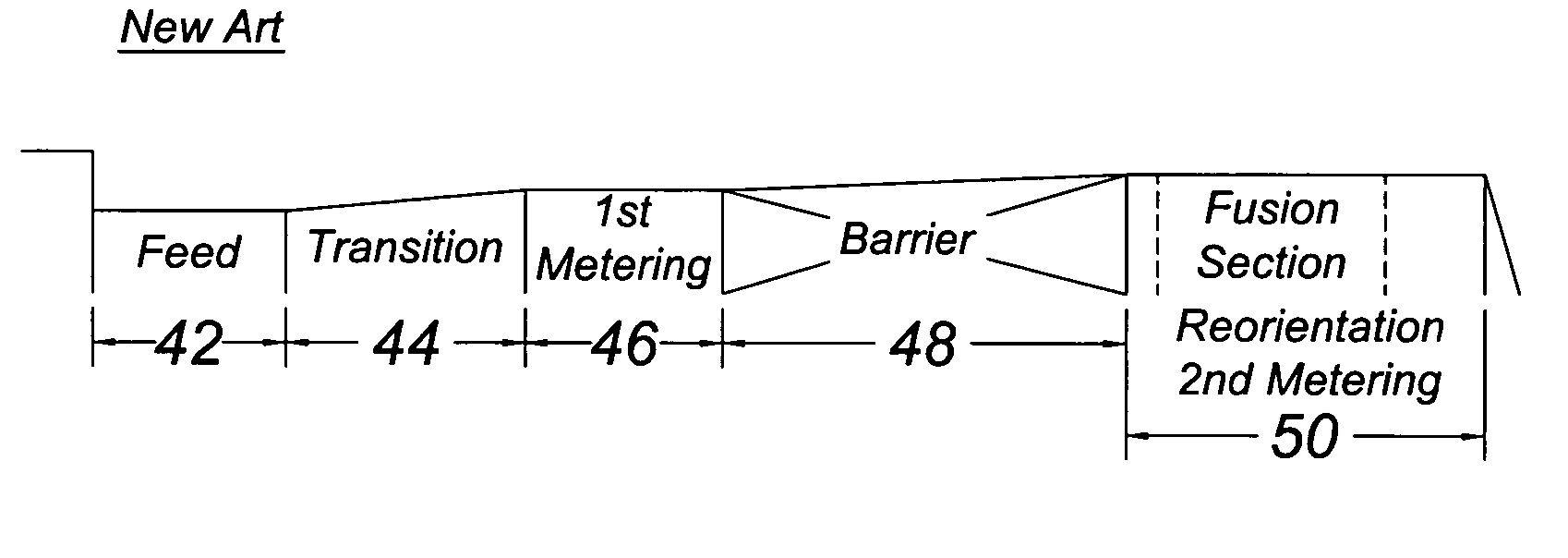 Apparatus for plasticating thermoplastic resin including polypropylene