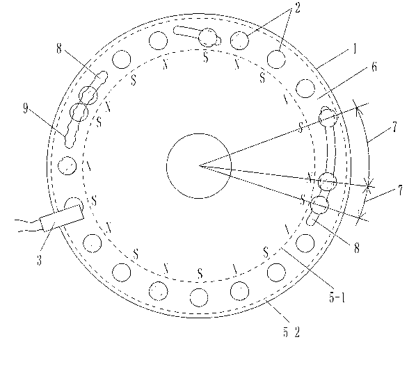 Booster bicycle with adjustable magnetic block position sensor arranged on motor shell