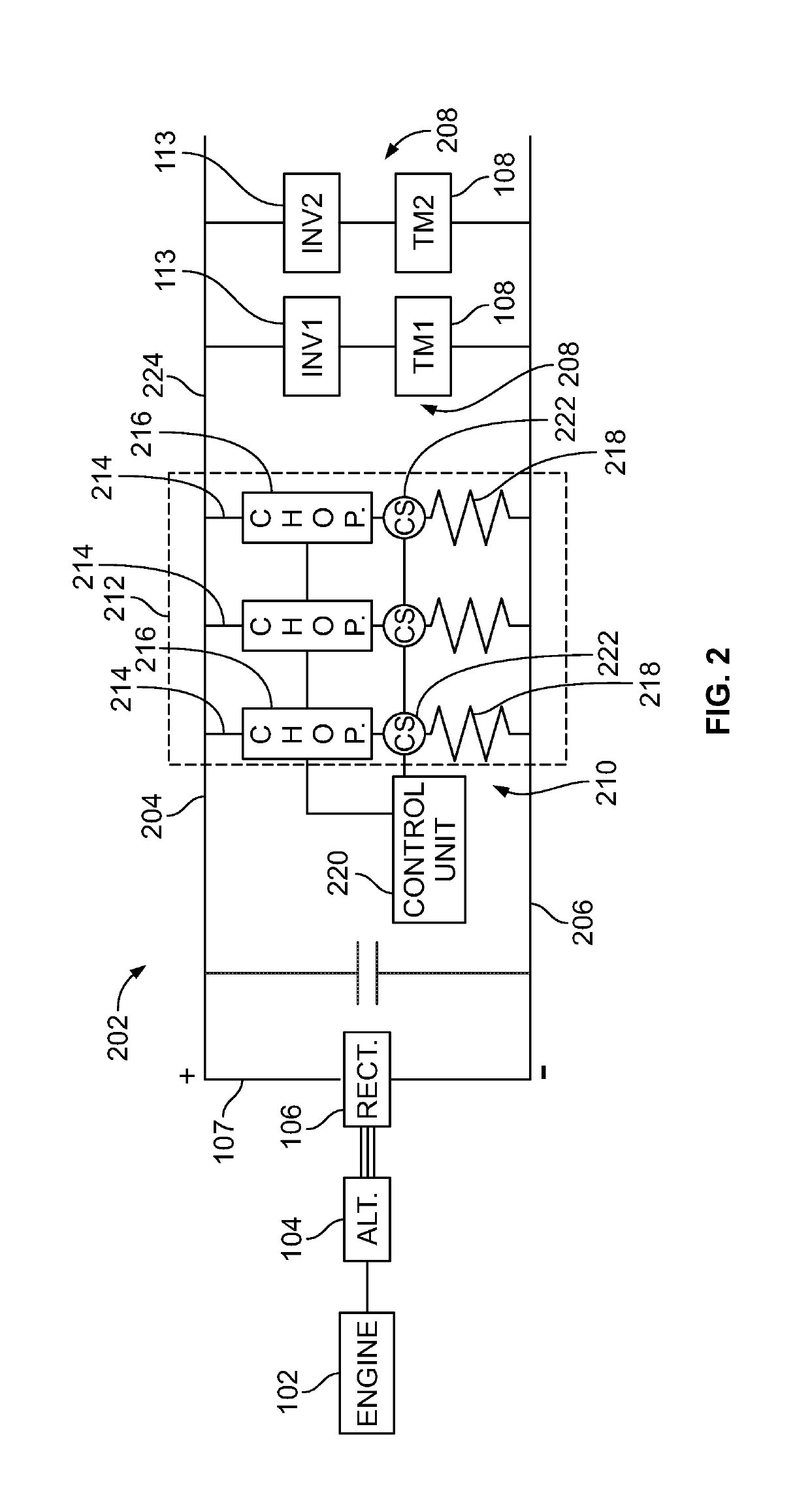 Control system and method for vehicles with dynamic braking