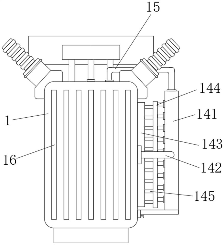Transformer winding with efficient heat dissipation structure