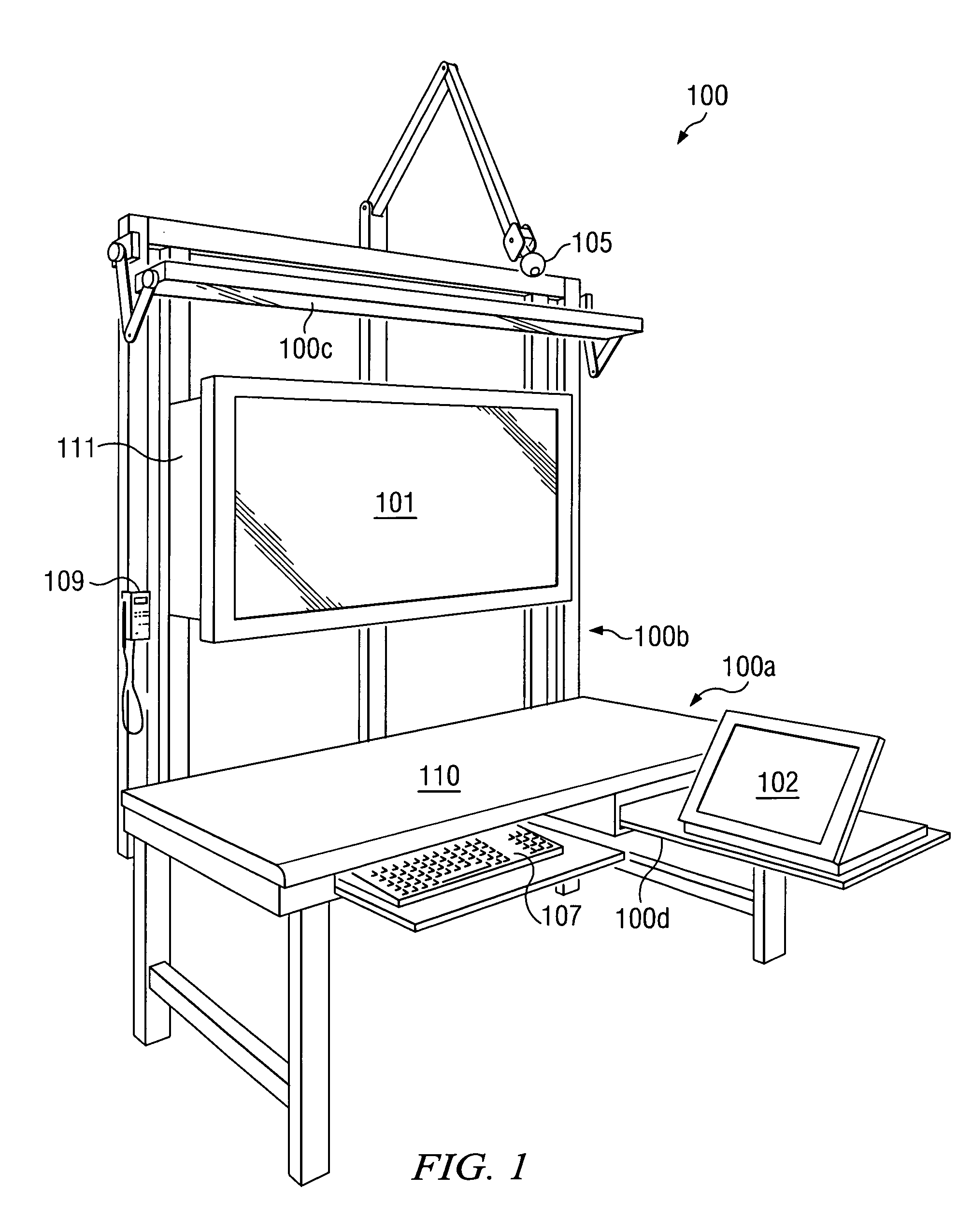 Industrial Workbench with Digital Input, Output, Processing, and Connectivity Devices