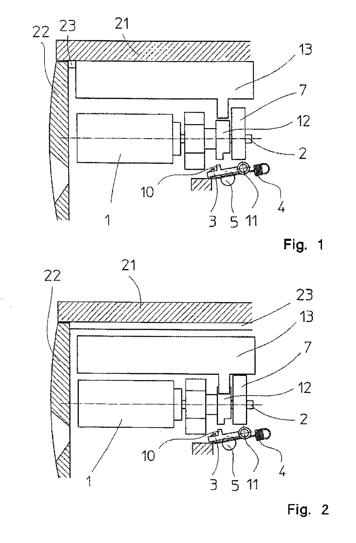 Movement lock for a locking element or an actuator in a locking system
