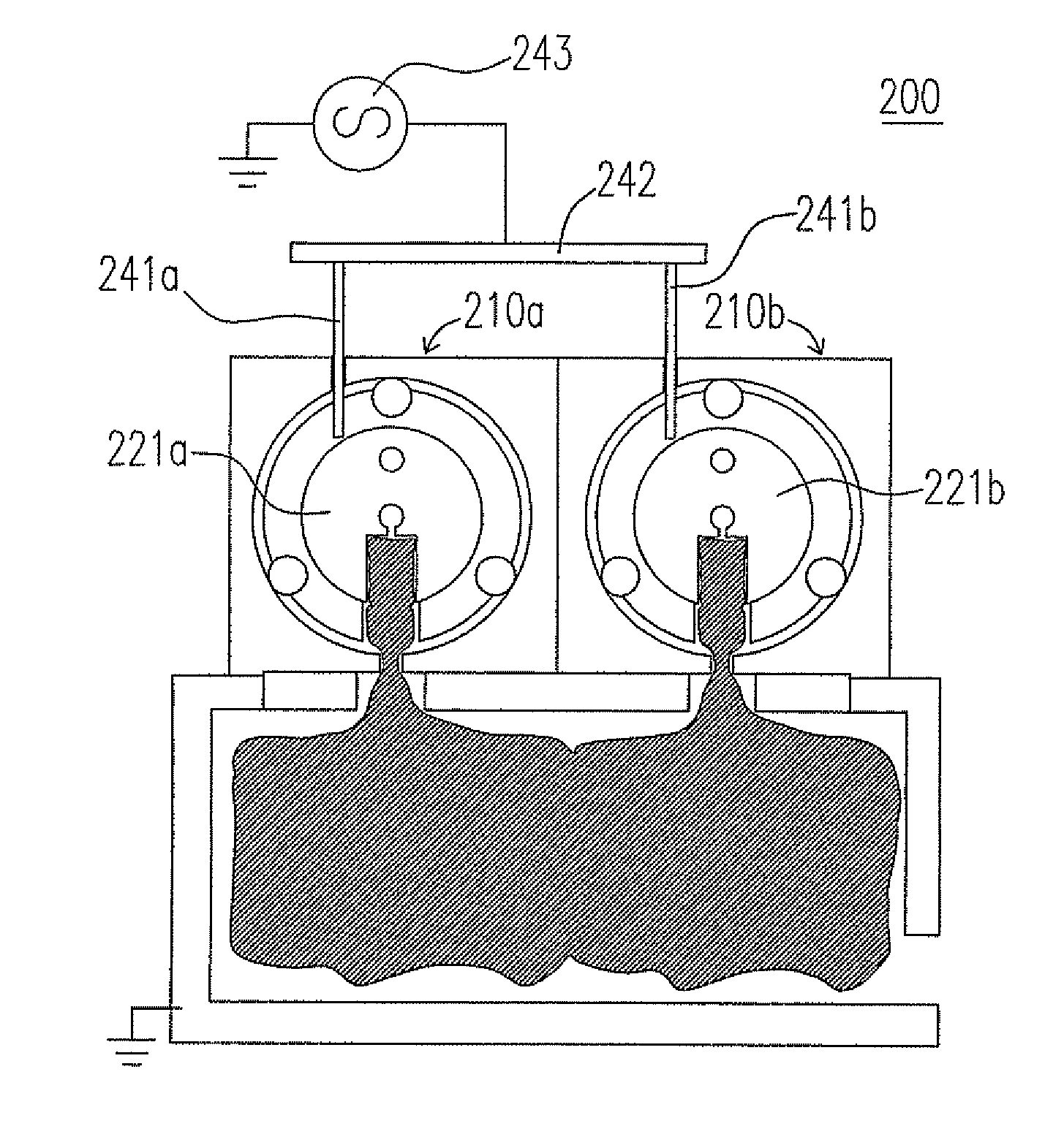 Cathode discharge apparatus