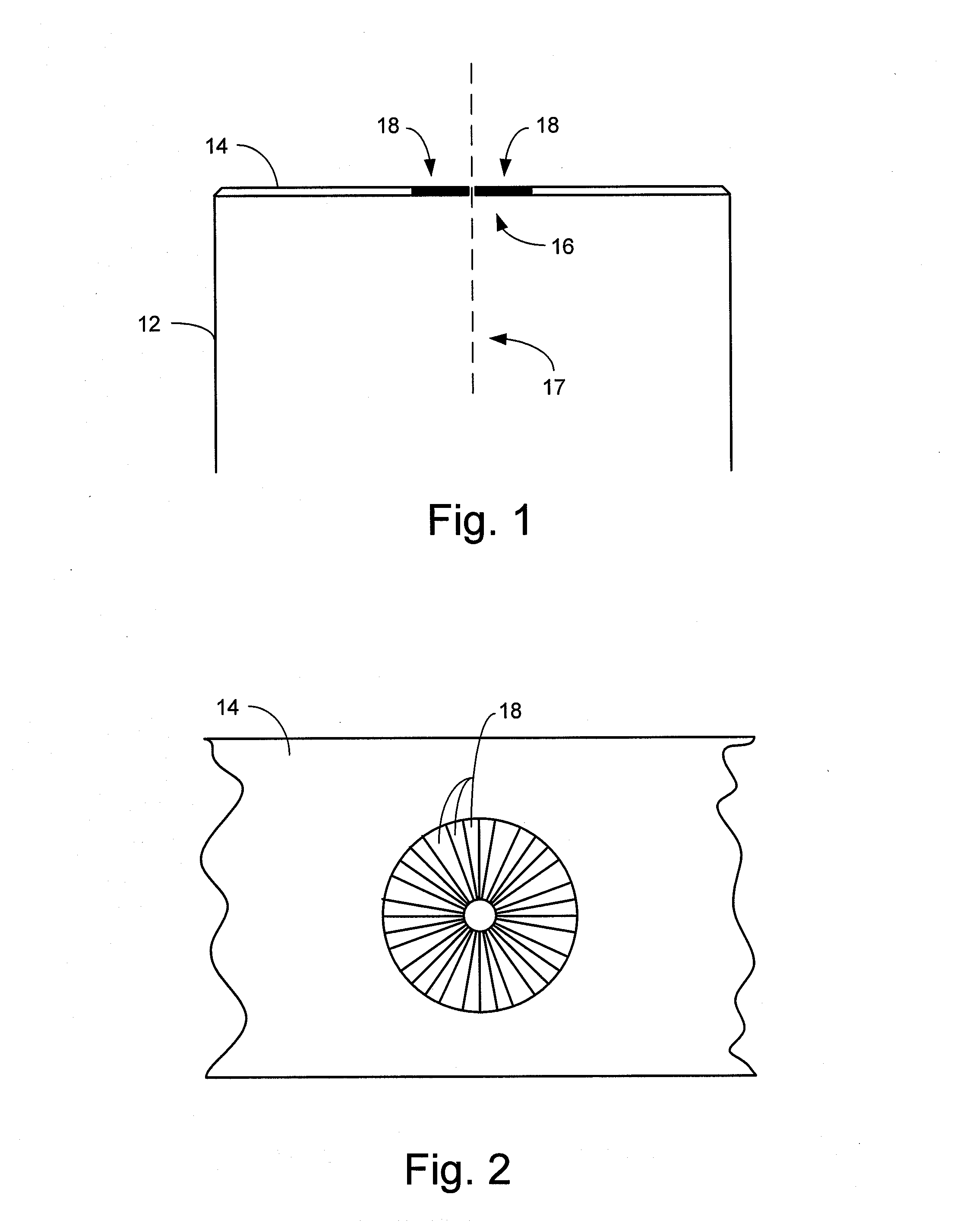 Electrode containers and associated methods