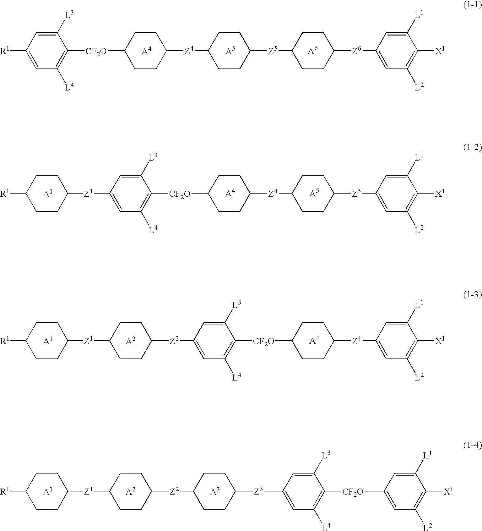 Five-ring liquid crystal compound having CF<sub>2</sub>O bonding group, liquid crystal composition, and liquid crystal display device