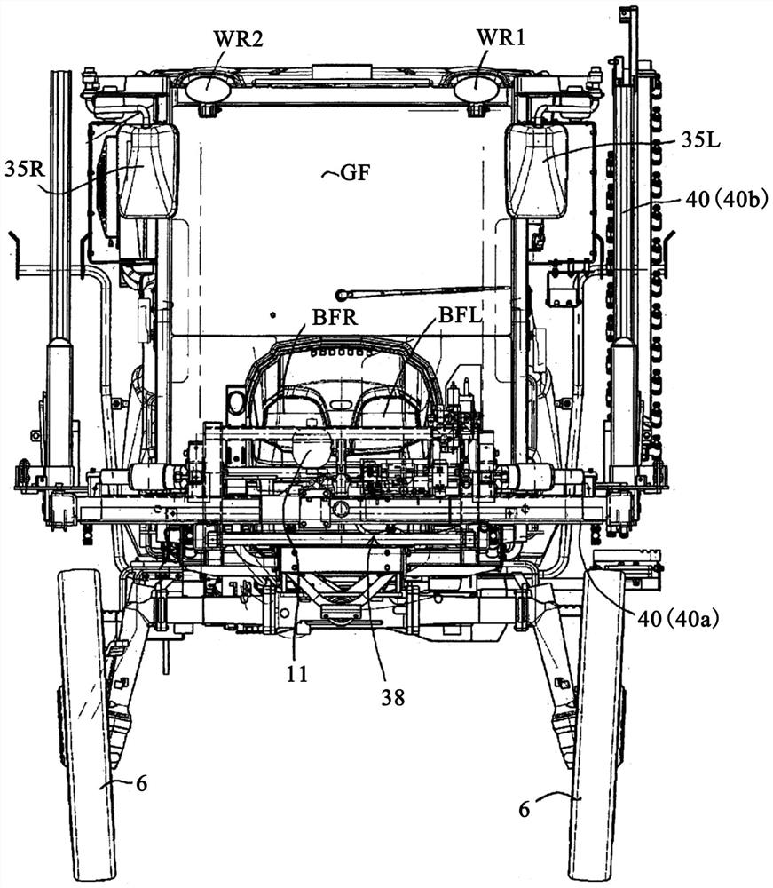 Self-propelled pest control machine