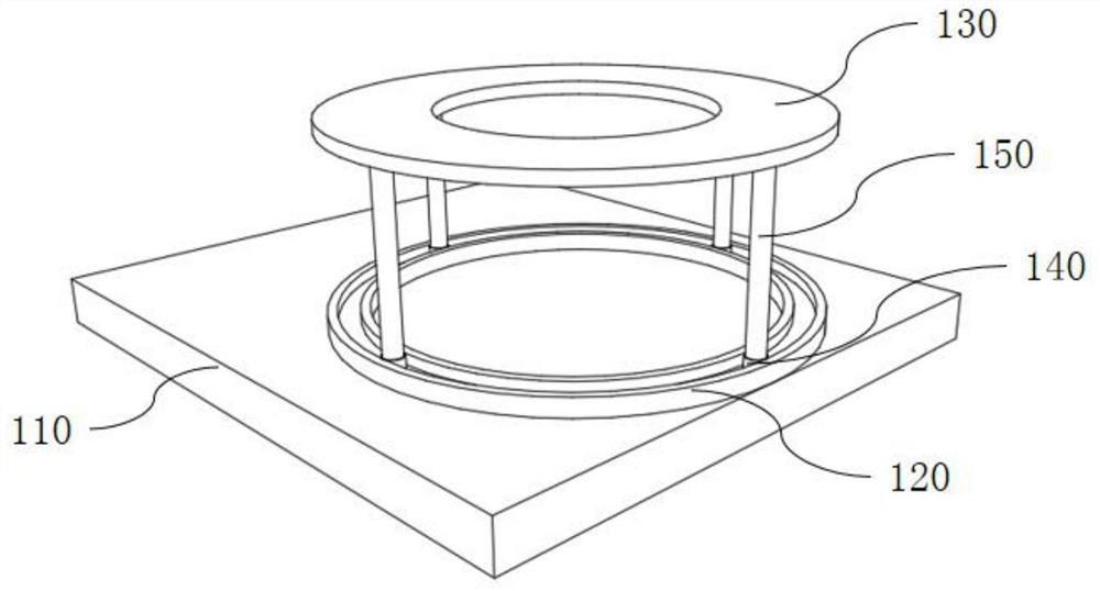 Automatic riveting device for mechanical arm manufacturing