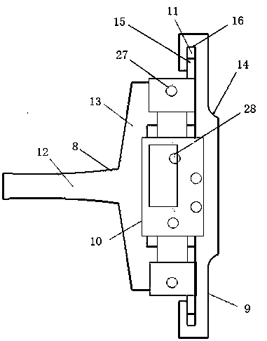 Device and method for measuring rolling line height of universal rolling mill