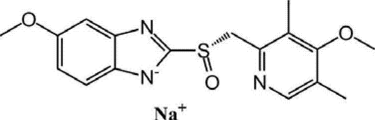 Method for synthesizing esomeprazole sodium