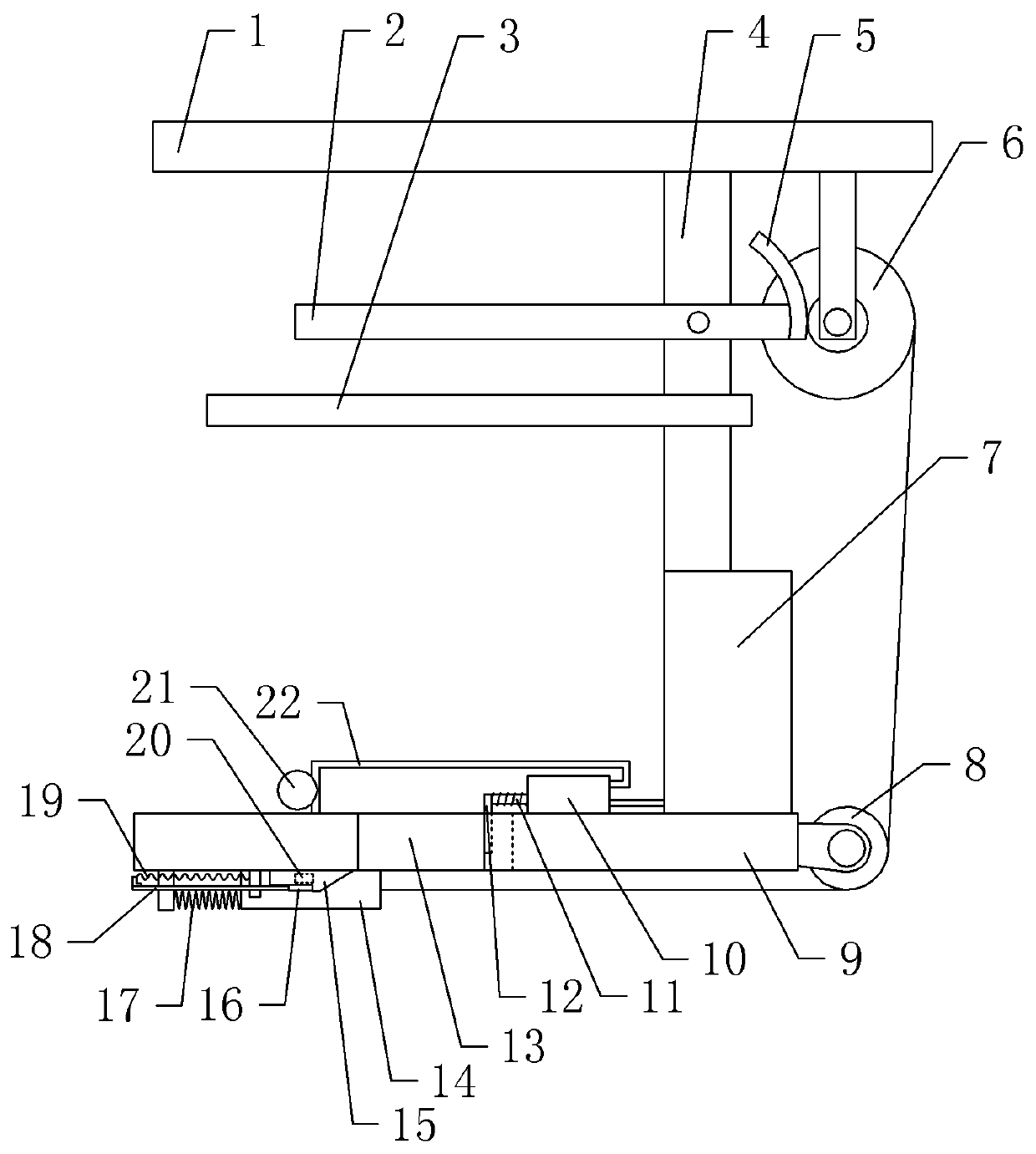 Harvesting device for broccoli