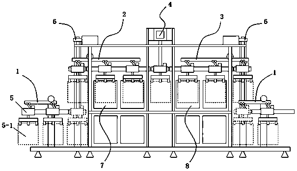 Combined circuit board chemical treatment line equipment and treatment method thereof