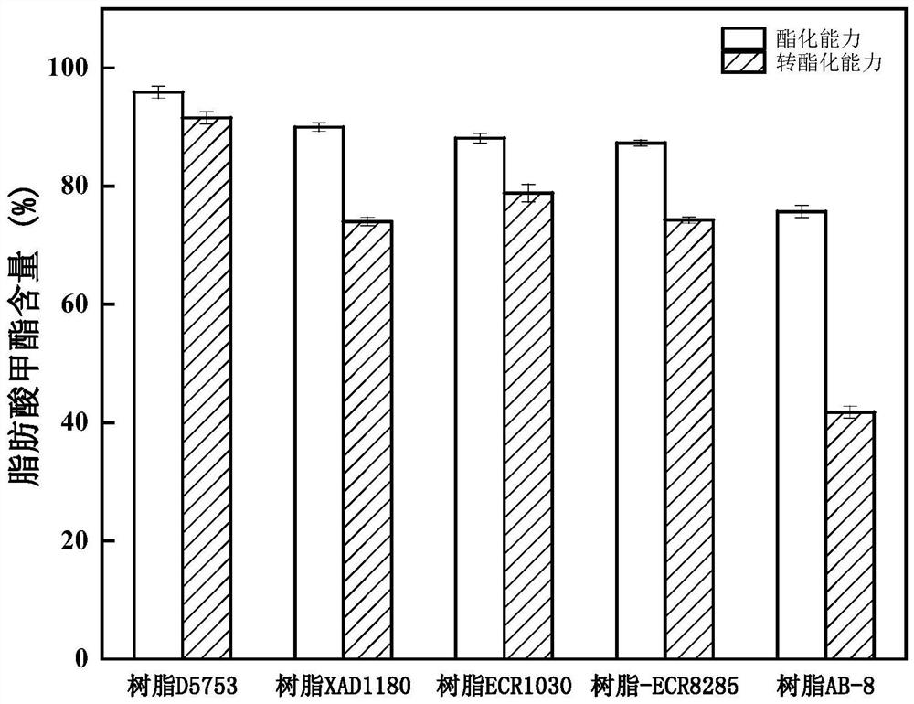 A kind of immobilized lipase and its preparation method and application in biodiesel