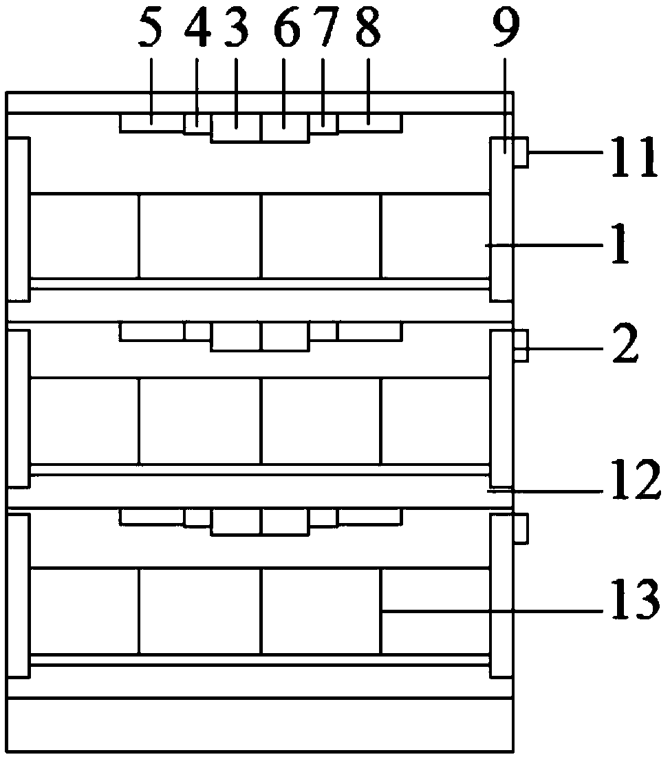 Intelligent humidity and temperature control goods shelf