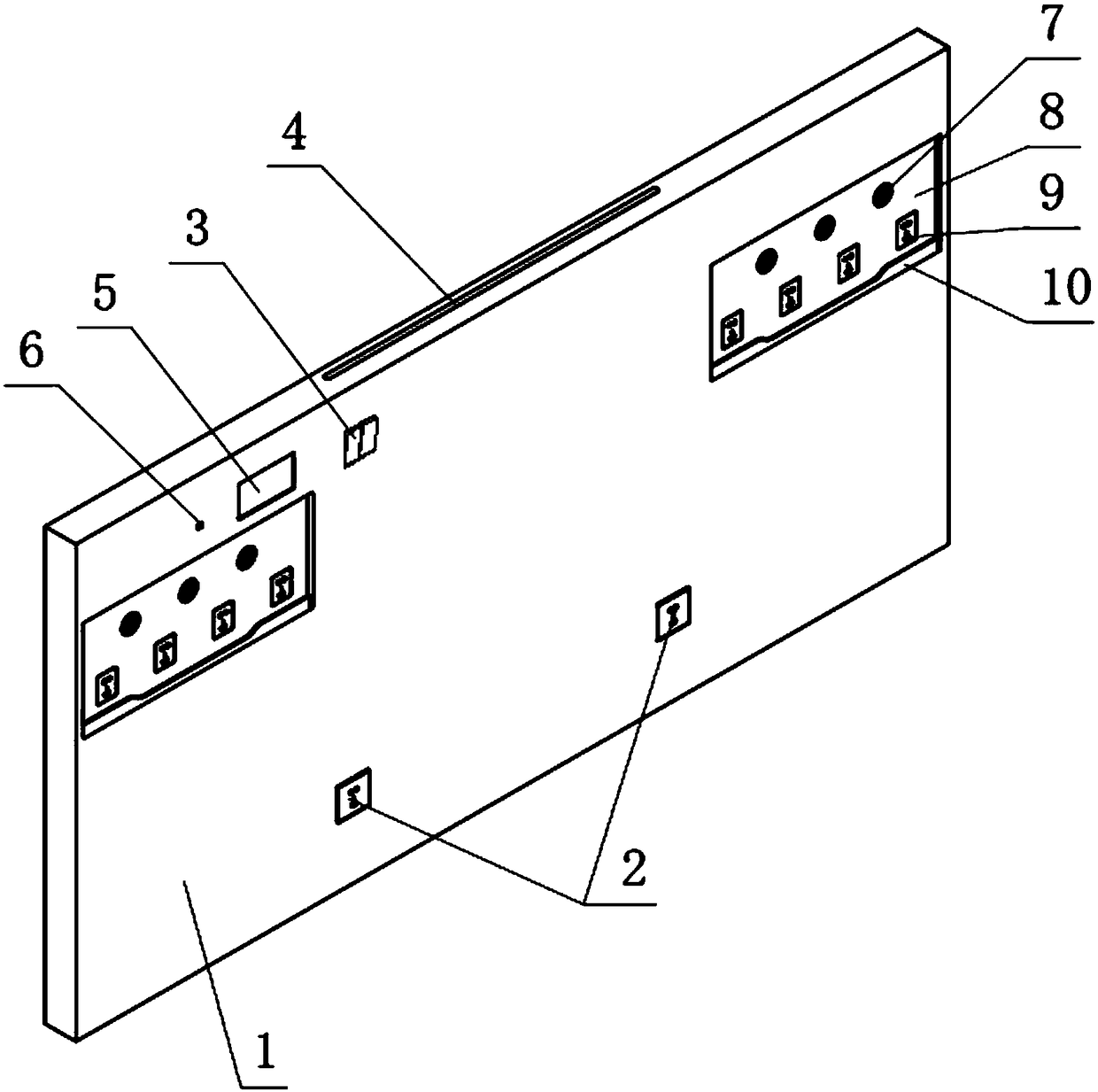 Integrated wall-mounted medical nursing system