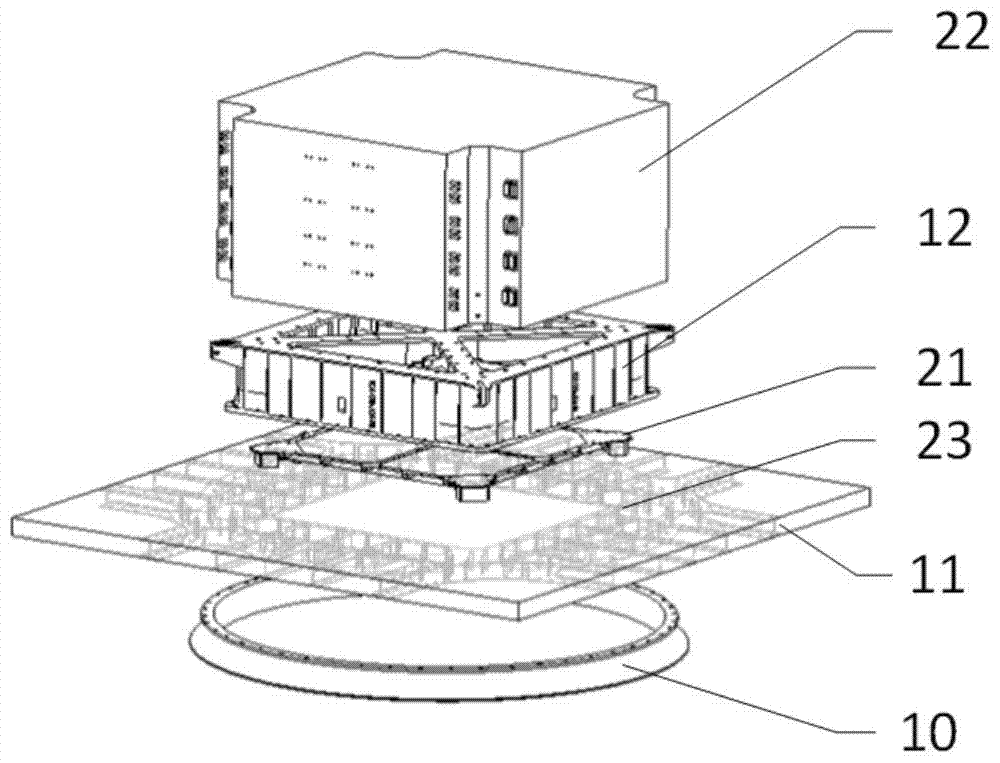 An all-in-one satellite with a compact layout