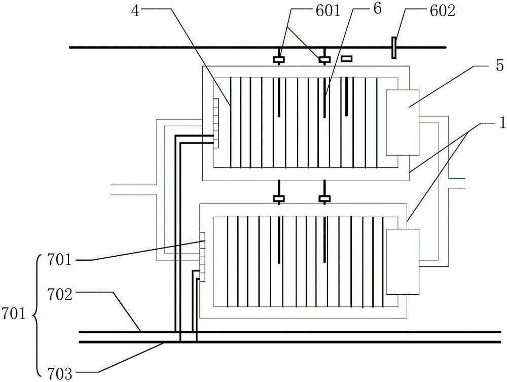 Inclined tube oil separation system for treating low-temperature harbor district oily sewage