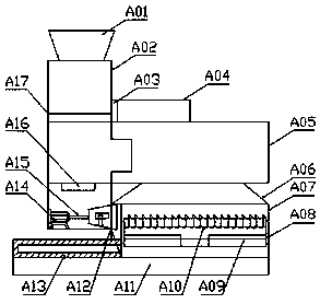 Moringa seed grinding machine for health care and using method thereof