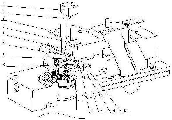 Demolding mechanism for multi-directional backoffs of plastic part of injection mold