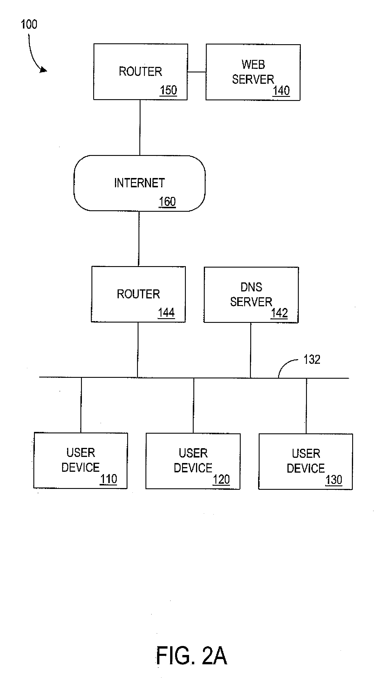 Method and system for providing a link in an electronic file being presented to a user
