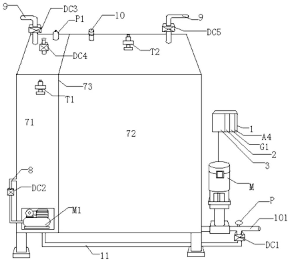 Intelligent constant-pressure variable-frequency water supply system and application method